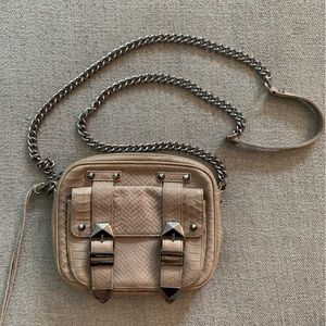 Rebecca Minkoff Double Buckle Bag - Grey